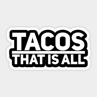 Tacos Sticker